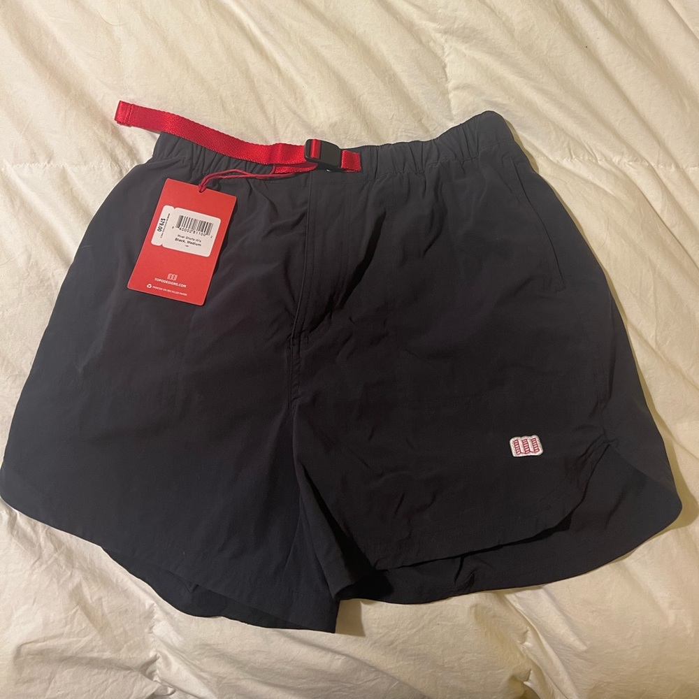 Topo Designs River Shorts, Black, Women’s Medium